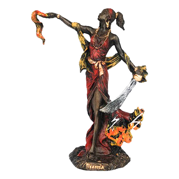 Iansa yansa oya ou inhanca Orixa estatua umbanda candomble