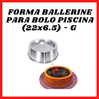FORMA BALLERINE PARA BOLO PISCINA (22x6.5) - G