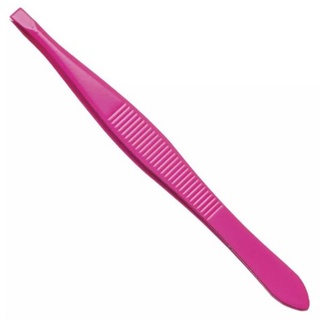 Pinça inox neon ponta reta Ricca 1718