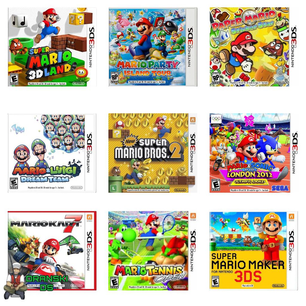 Jogos Nintendo 3DS e DS Pokémon X Pokémon UltraSun Mario Kart New Super  Mario Bros Dragon Ball Zelda Sonic FIFA Mortal Kombat Street Fighter -  Escorrega o Preço