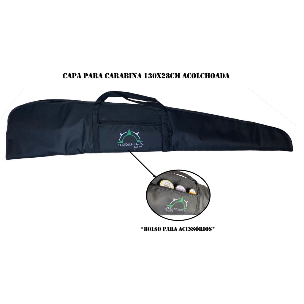 Capa Modelo Luneta 130x28cm Acolchoada Cordilheira | Preta - MCK355 em Oferta na Shopee