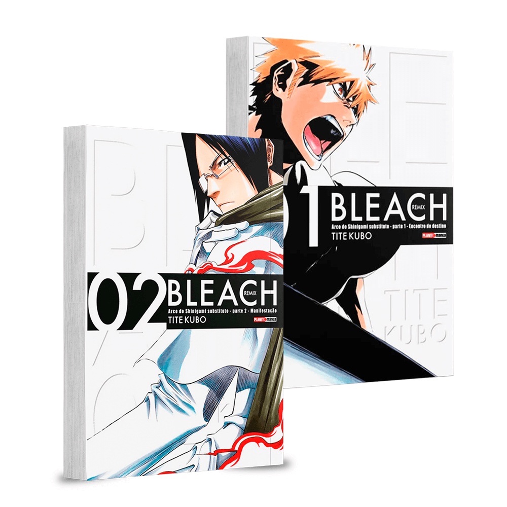 Mangá - Pack Bleach Remix - Edições 01 e 02 - Novo/Lacrado - Escorrega ...