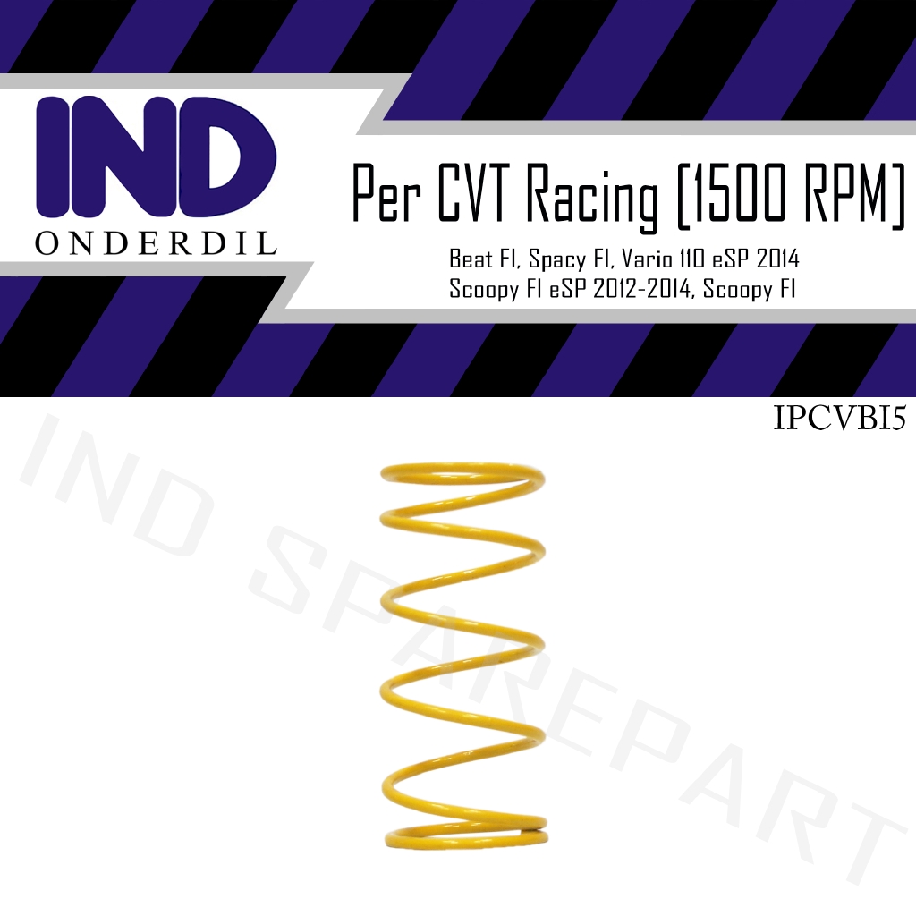 Mola De Polia De Corrida CVT 1500 RPM Spacy FI/Scoopy eSP 2012-2014