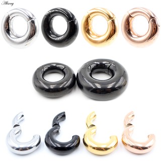 Alisouy 1PC Punk 316L Aço Inoxidável Pesos Magnéticos De Orelha Expansor Maca Plugues Túneis De Medidor Jóias De Perfuração Do Corpo Brinco