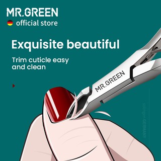 MR.GREEN Cortadores De Cutículas De Unha Manicure Tesoura De Corte Pele Morta Pedicure Ferramenta De Aço Inoxidável 4.9