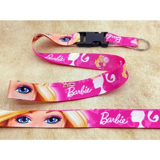 Cordão para pescoço BARBIE chaveiro Feminino Tirante para MEnina com engate rápido para moto, chaveiro chupeta caneca moto ou crachá