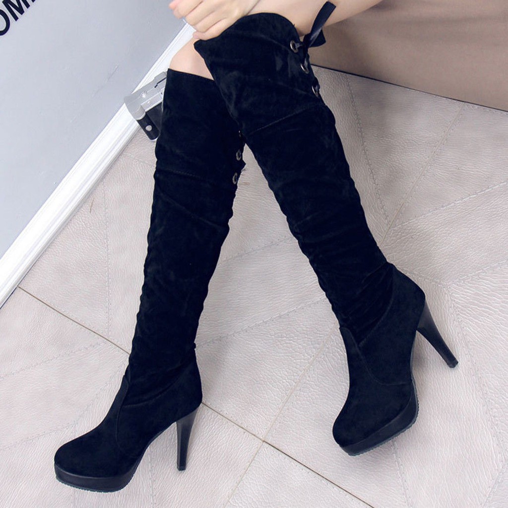 botas femininas acima do joelho