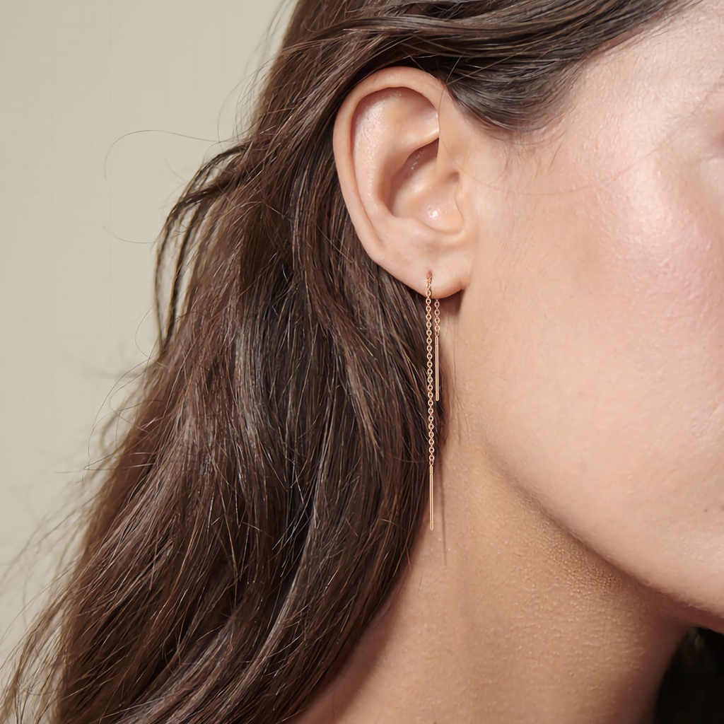 Vnox Brincos/Brinco Feminino Anti-Alérgico O-chain Com Fecho De Orelha Para Mulheres/Meninas em Oferta na Shopee