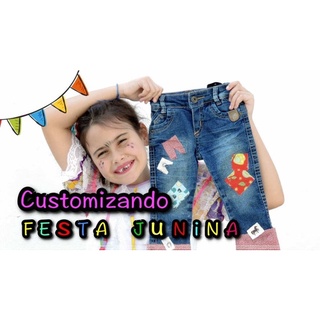 Tecido Adesivo Retalho Remendo Roupa Festa Junina Adesivos Shopee Brasil