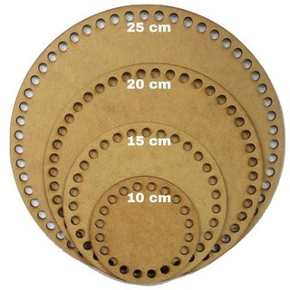 kit Base de MDF redonda para crochê em Oferta na Shopee