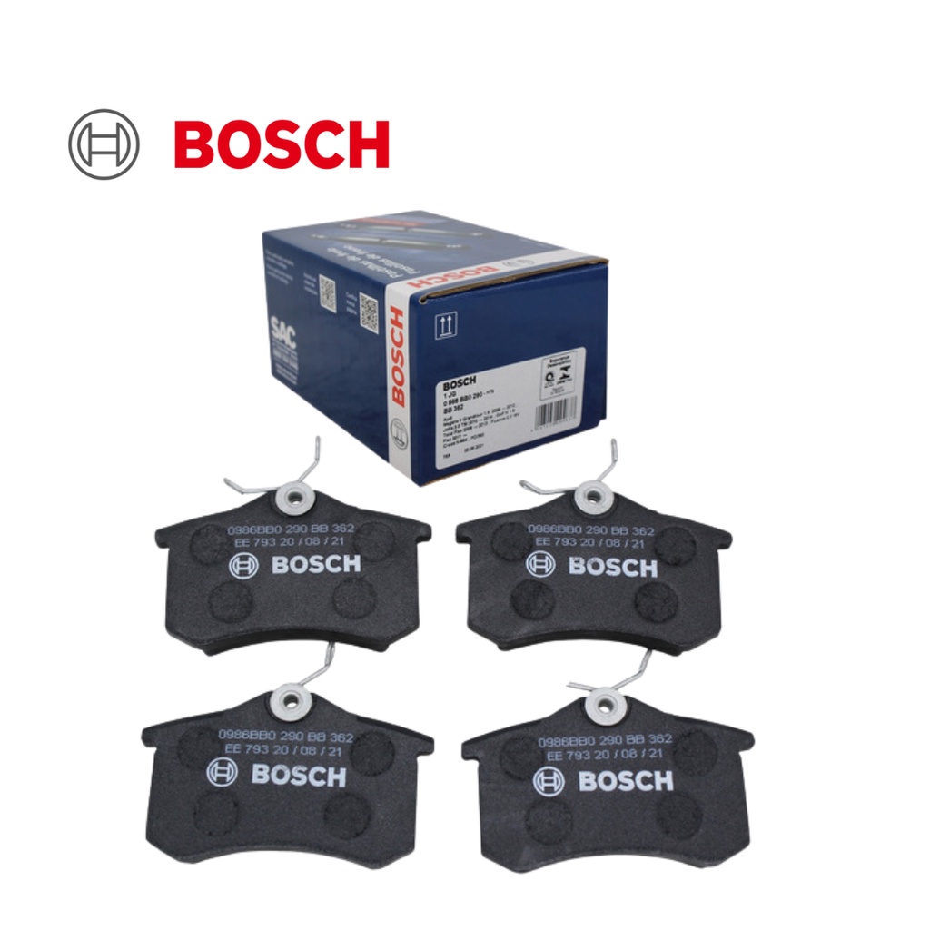 Pastilhas Traseiro Original Bosch Polo Passat A4 A3 A6 Jetta Fluence Megane C3 C4 307 308 405 408 em Oferta na Shopee