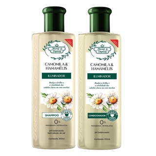 Shampoo + Condicionador Flores E Vegetais Camomila E Hamamélis em Oferta na Shopee