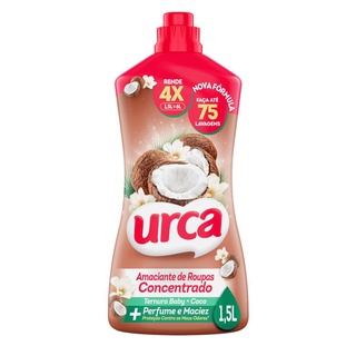 Amaciante Concentrado Urca Ternura 1,5L - 75 lavagens