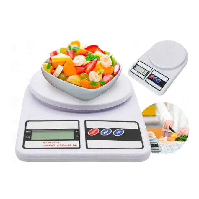 Balança Digital de Cozinha Alta Precisão 10Kg Nutrição Dieta Fitness em Oferta na Shopee