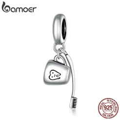 Bamoer Genuine 925 Sterling Silver Vintage Vinhas Charme Para O Luxo Original Diy Pulseira Marca De Jóias De Prata Do Sexo Feminino Scc1597