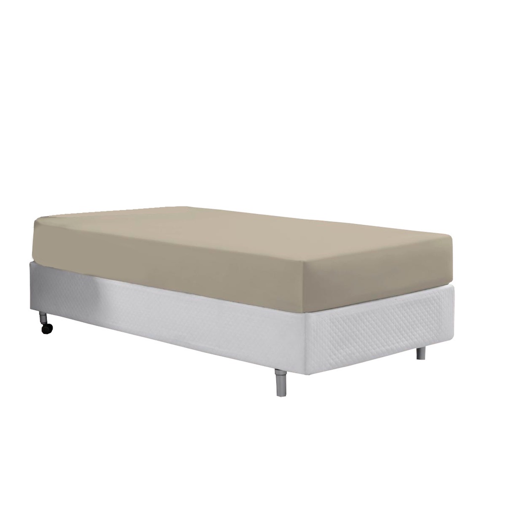 Lençol Avulso Com Elástico Cama Solteiro 400 Fios Micropercal Macio 100% Poliéster