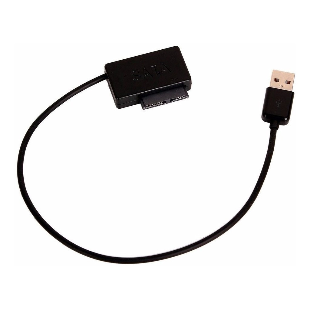 Cabo Adaptador Usb Para Cd / Dvd Gravador Notebook Sata