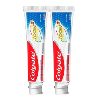 Kit 2 Creme Dental Colgate Total 12 Whitening 180g