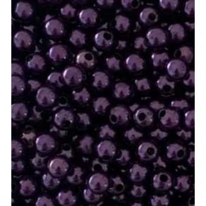 100aprox Perola 8mm Cor Roxa com furo  Decoração artesanato bijuteria