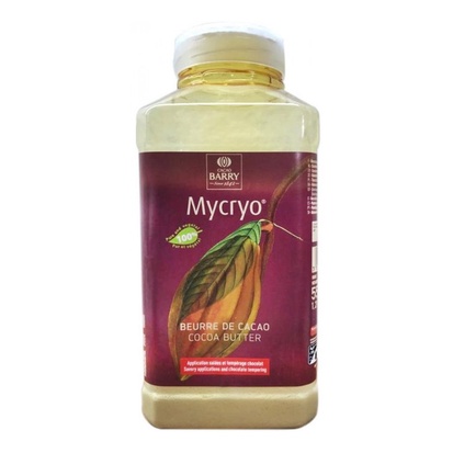 Manteiga de Cacau Mycryo Em Pó 550g - para temperagem de Chocolate - Cacao Barry Callebaut Original