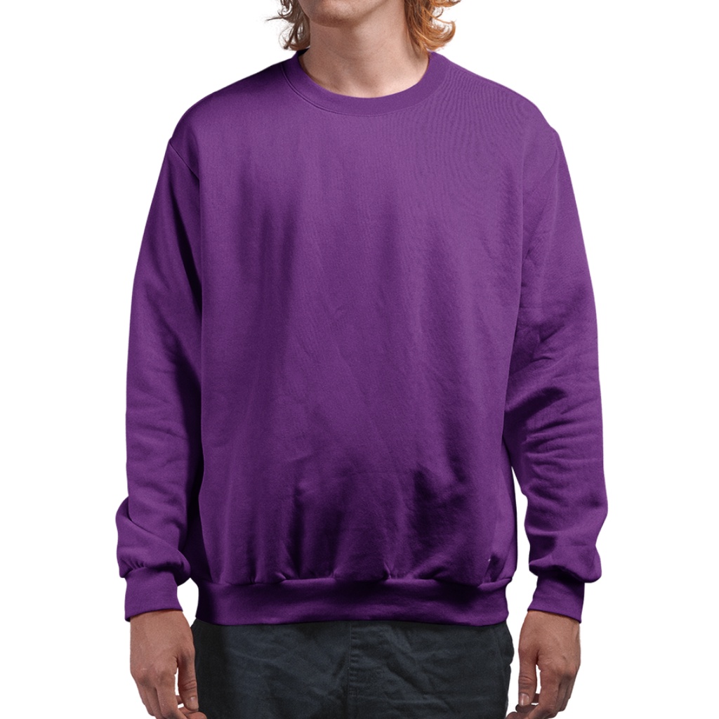 Blusa de Moletom Roxa Premium Streetwear Unissex Moletom Blusão Gola Careca Blusa Masculina