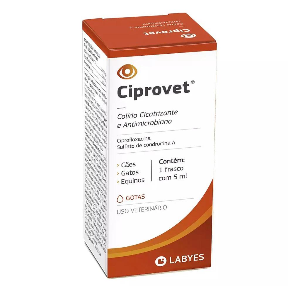 Colírio Ciprovet Labyes – 5ml em Oferta na Shopee