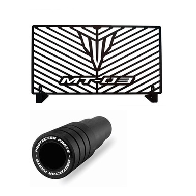 Slider De Escapamento Nylon + Protetor Radiador Mt 03 15/22