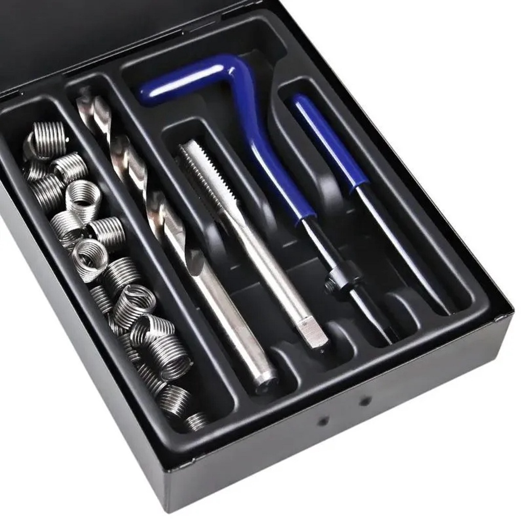 Kit Ferramentas instalação Rosca Postiça Inserto M6 x 1