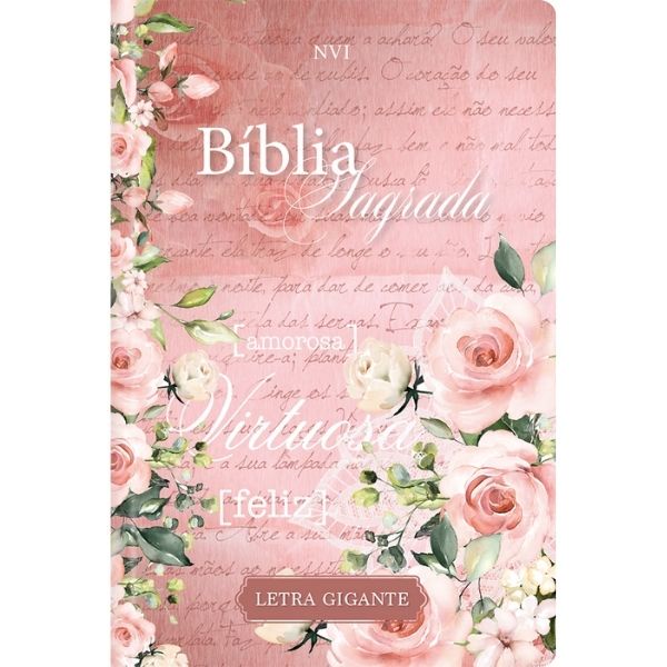 Bíblia Sagrada NVI | Letra Gigante | Capa Dura | Mulher Virtuosa em Oferta na Shopee