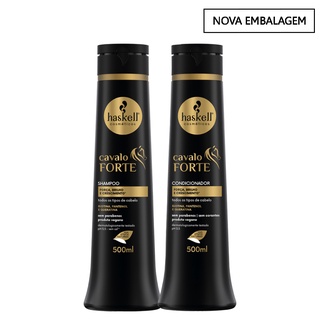 Kit Cavalo Forte Haskell Shampoo 500ml+Condicionador 500ml