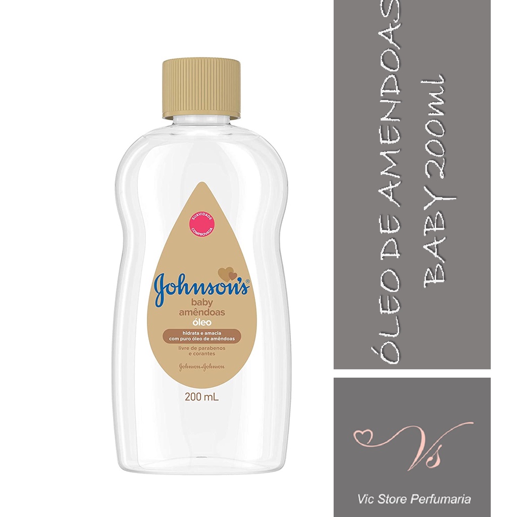 Óleo Johnsons Baby Amêndoas 200ml