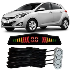 Sensor De Re Estacionamento Prata Hyundai Hb20 2013...