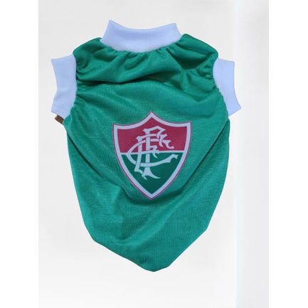 Roupa Roupinha Pet Cachorro Futebol Fluminense Todos os Tamanhos