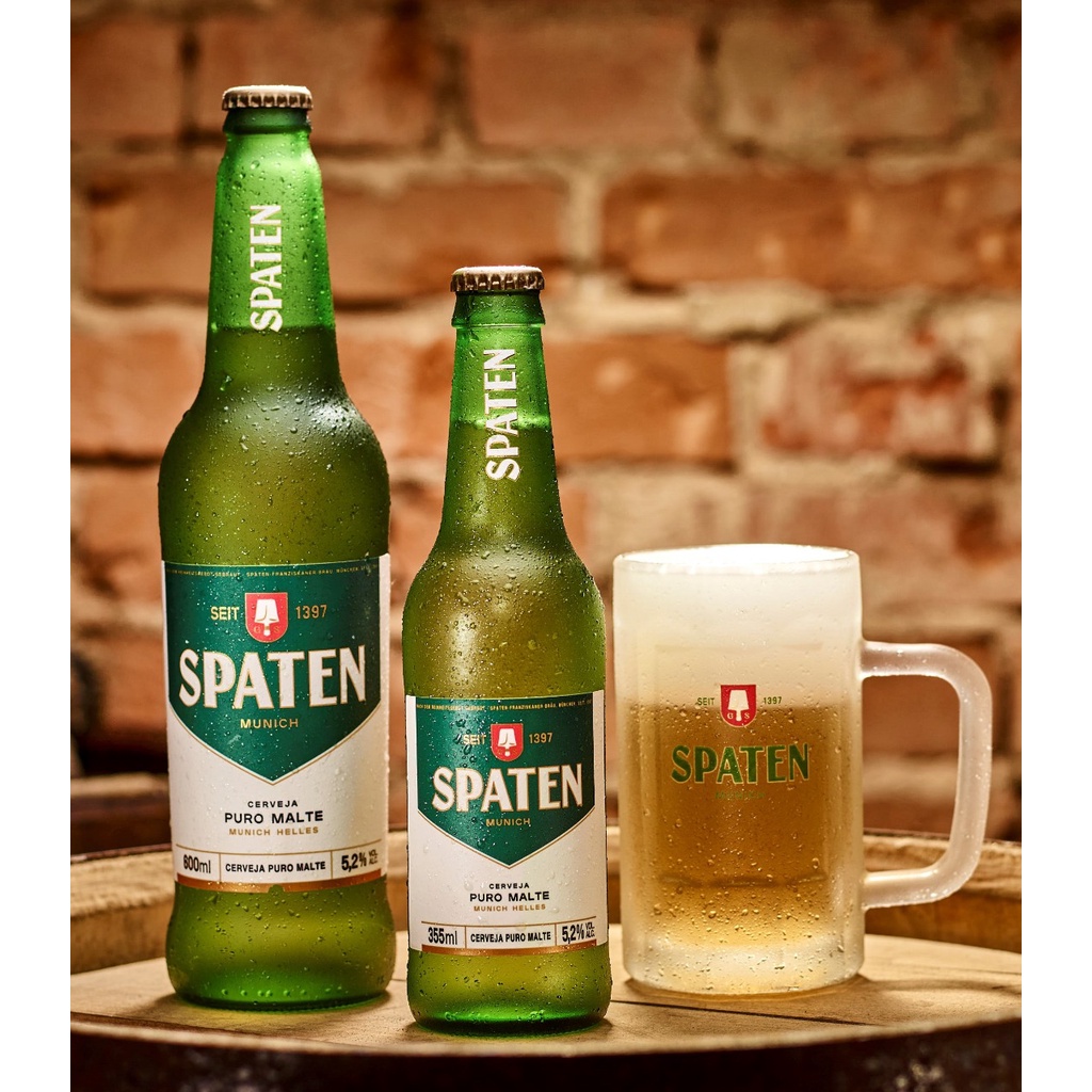 Cerveja Alemã Spaten Long Neck 355ml