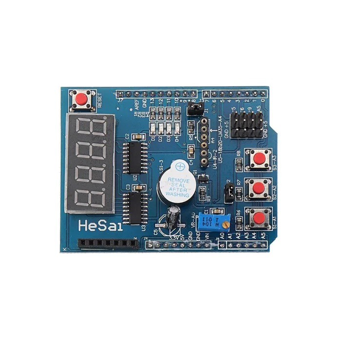 Shield Multifunção De Aprendizado C/ Display + Buzzer