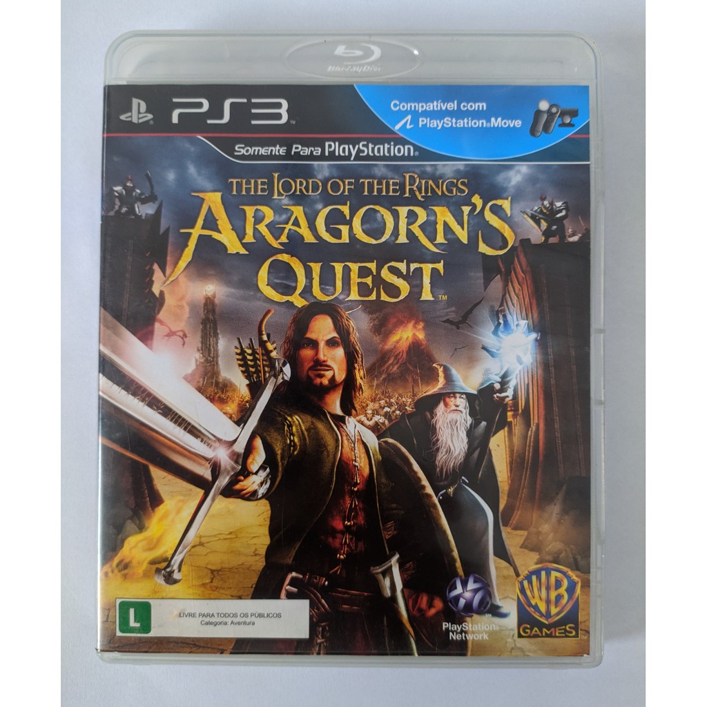 The Lord Of The Rings Aragorn's Quest Mídia Física Ps3