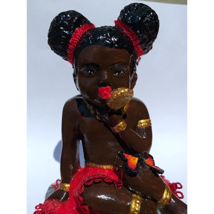 Estatua Imagem Ere Menina Vermelha Estatua Umbanda Candomble