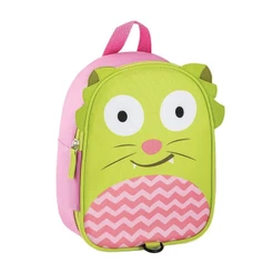 Lancheira Para Passeio Gato Rosa E Verde Multikids Baby - BB271