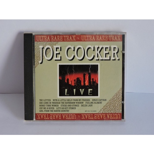 Cd Usado Joe Cocker Ultra Rare Trax Live Joe Cocker