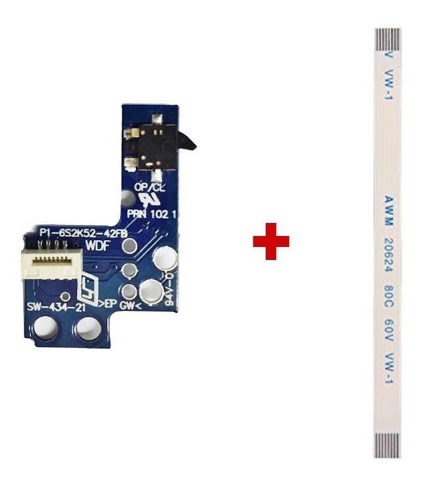 Kit Reparo Placa Reset Power + Cabo flat Ps2 SCPH-9000x SCPH-90010 SCPH-90001 Liga e Desliga em Oferta na Shopee
