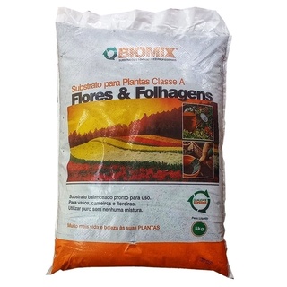 Substrato Biomix Para Plantas, Flores, Cactos e Suculentas - 5 Kg