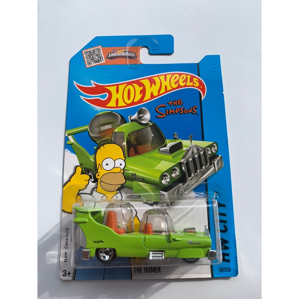 Hotwheels HOT WHEELS O HOMER THE SIMPSONS DIECAST Cars ORIGINAL Carros