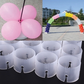 10Pcs Balões Decoração De Festa De Casamento Arco Estande Conectores Clipe Anel Fivela Aniversário