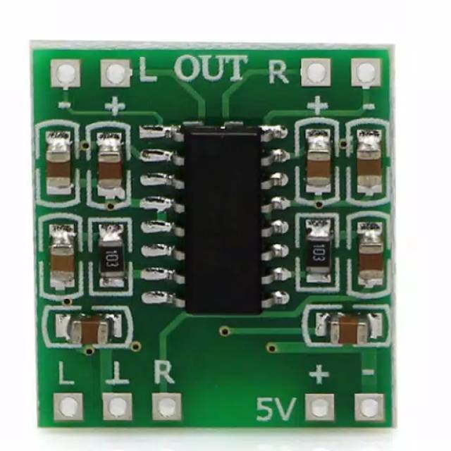 Mini Amplificador PAM 8403 3 x 2 Watts20 . Energia Em Miniatura