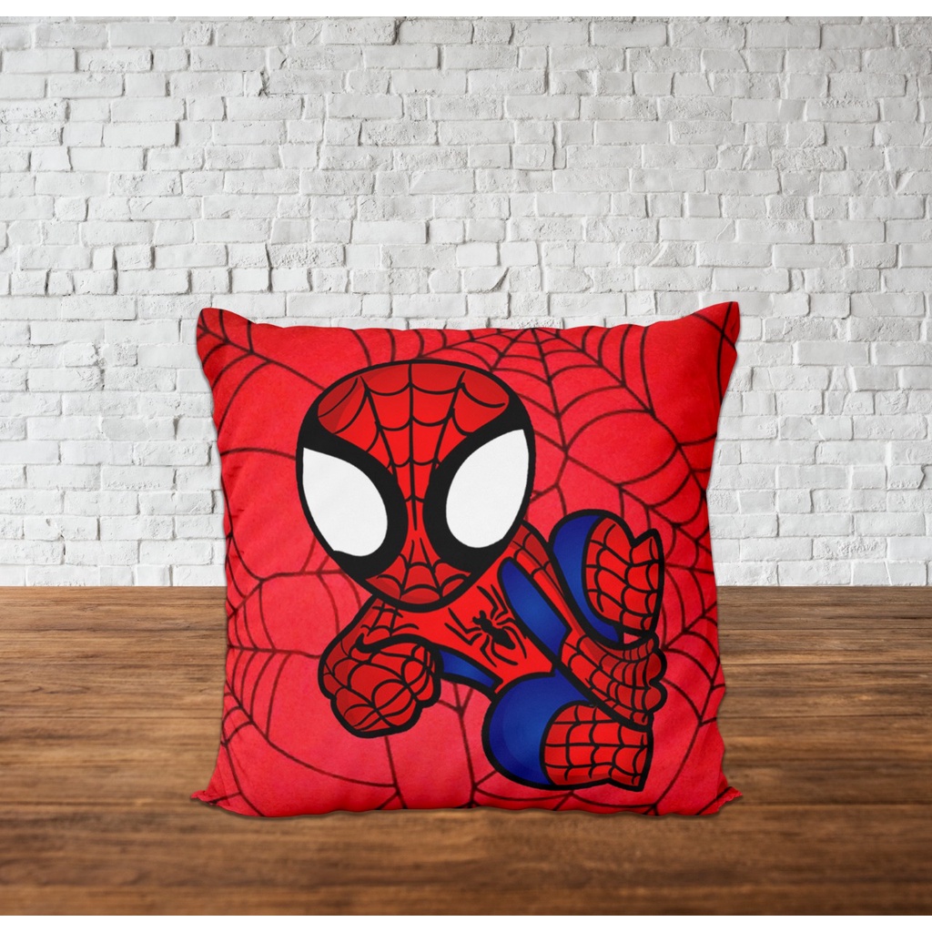 Capa De Almofada Sublimada Super Herois Super Heroinas Capa Homem Aranha em Oferta na Shopee