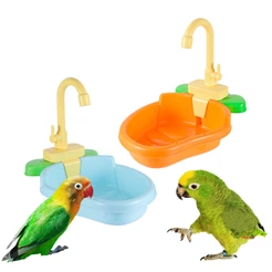 Papagaio Chuveiro Pet Pássaro Gaiola De Banho Bacia Tigela De Pássaros Acessórios Brinquedo Banheira