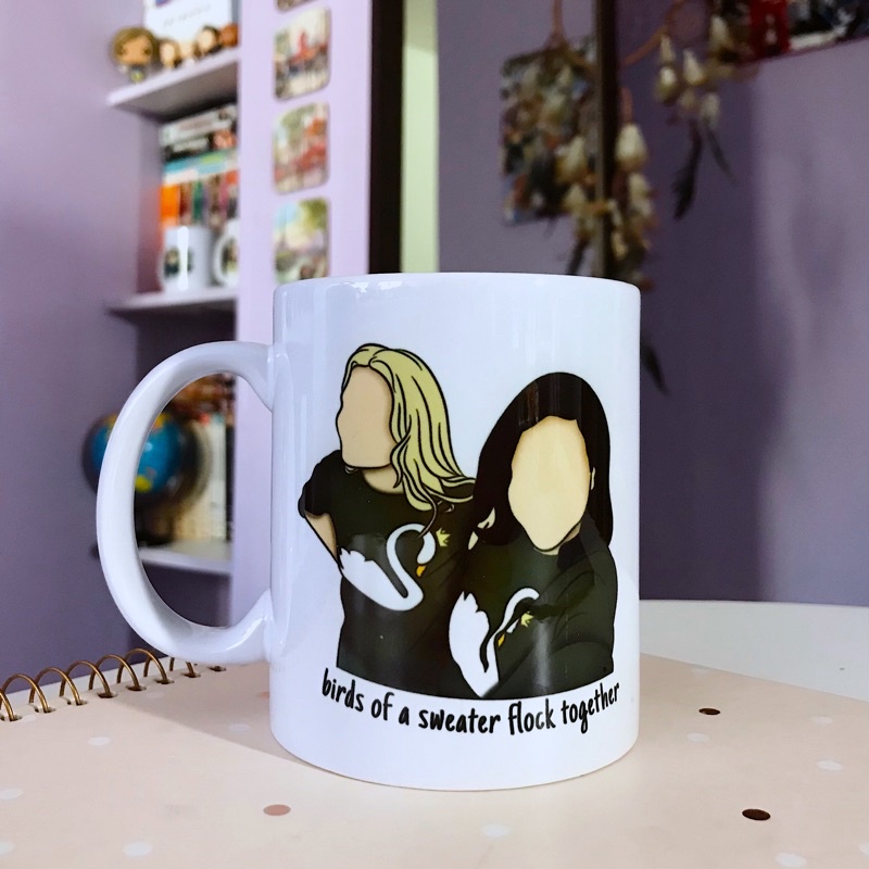 Caneca SwanQueen Lana Parrilla e Jennifer Morrison (Once Upon a Time)