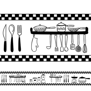 Adesivo decorativo faixa Cozinha modelo 2