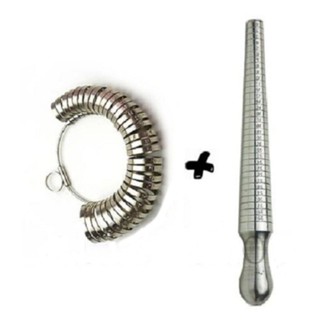 Aneleira de dedos N° 01 ao 33 + Pau Medidor de anel em Metal em Oferta na Shopee