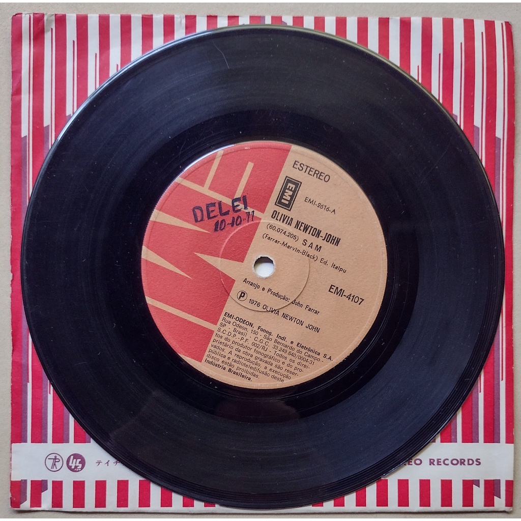 Compacto Olivia Newton-john Sam/changes 1976 Vinil